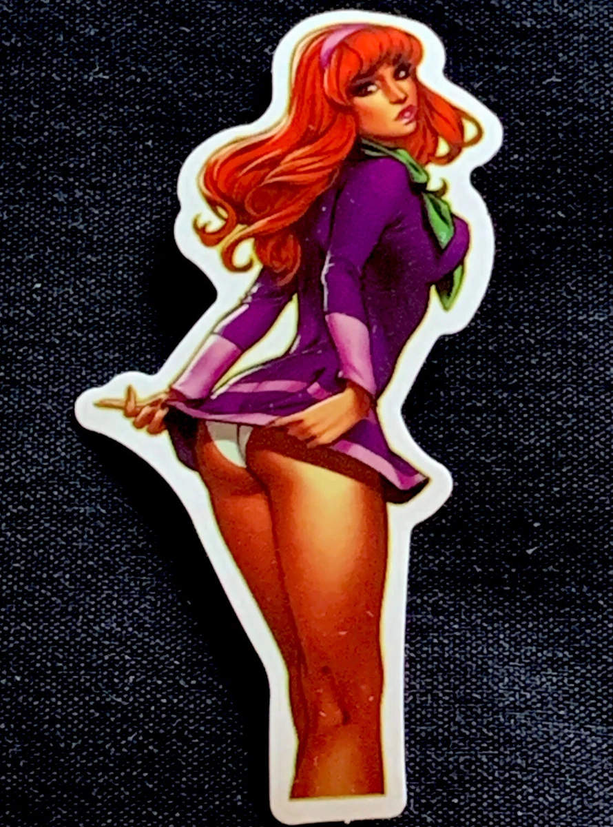 DAPHNE SEXY GIRL STICKER✨💋🎃👻❤️‍🔥✨3 12” X 1 12”✨GLOSSY✨ Scooby-Doo💜CUTE💜  | eBay