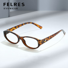 Oval Frame Presbyopic Readers For Women Square Anti Blue Light Reading Glasses