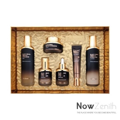 ESHUMI Black Snail Perfect Hydrator 6 Set 1Pack (6 items)