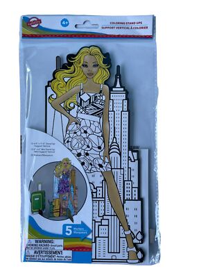 DIY 3D Farbe Stand-Up Art Kit - Kreatives Karton Basteln für Kinder