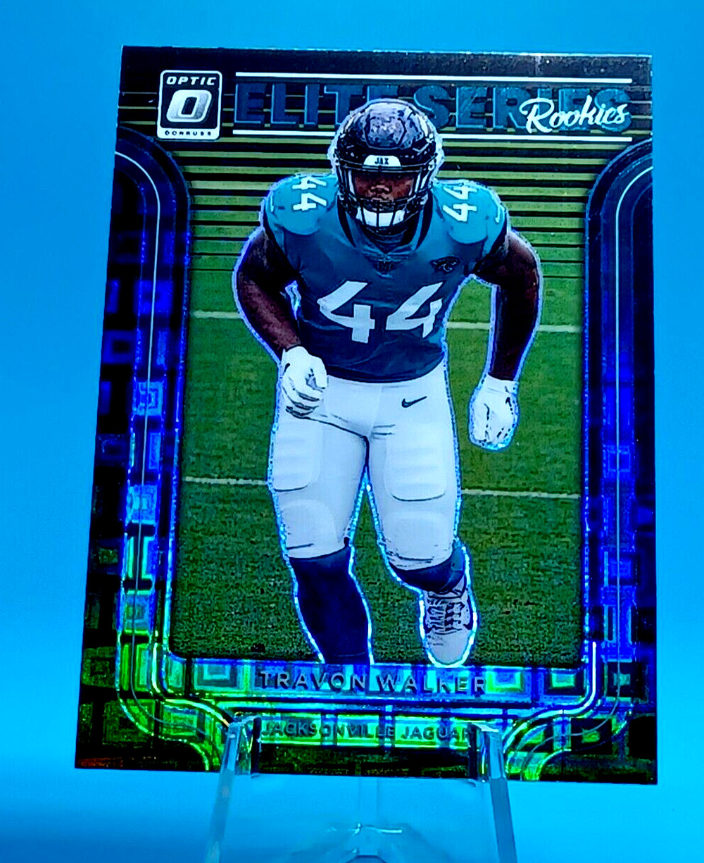 Travon Walker 2022 Panini Optic Elite Series Rookie Black Pandora Prizm RC 19/25