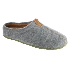 Acorn Women's Slippers Bloom Algae-Infused Wool Cozy, Ash, Medium (A19022ASHWM)