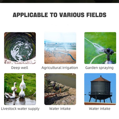Submersible Solar Bore Pump 70M Lift Head Deep Well Water Pump Self-Priming 120W - Picture 8 of 12
