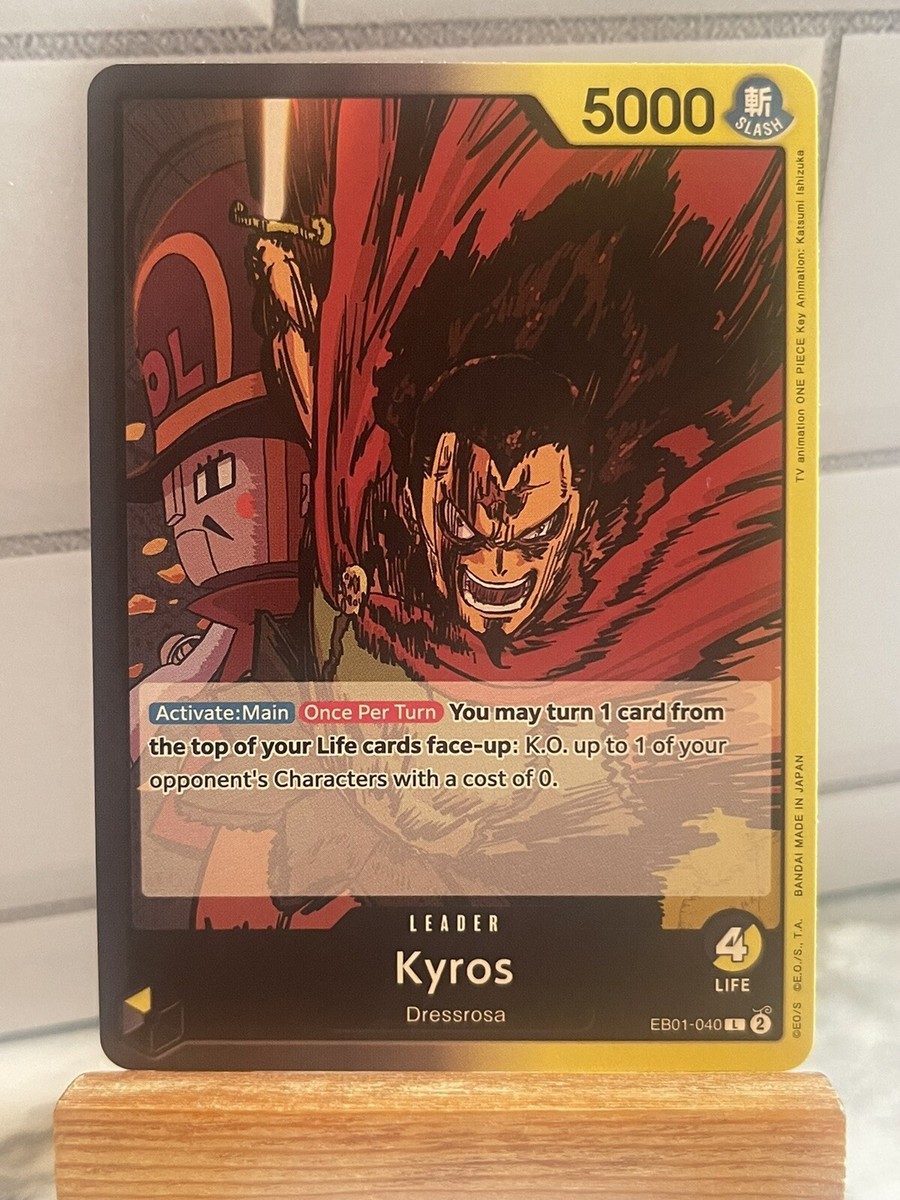 Kyros L EB01-040 Memorial Collection EB01 2024 ONE PIECE Card Game