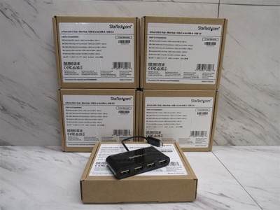 Open Box 5x ST4200MINIC StarTech 4-Port USB-C Mini Hub USB-C to USB-A - USB 2.0