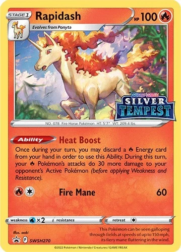 Rapidash SWSH270 SWSH: Sword & Shield Promo Cards