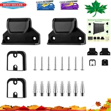 Secure Retractable Gate Bracket and Latch Set - Easy Installation Parts Kit