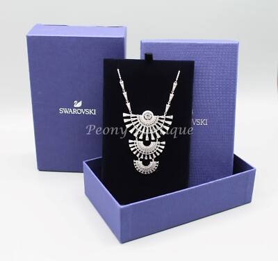 Swarovski 5564432 Sparkling Dance necklace jewelry white gold tone brand new