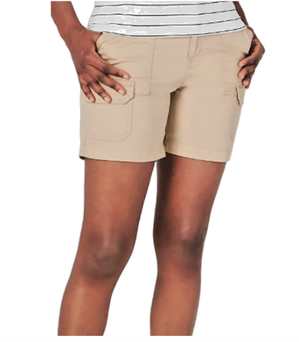 LEE Womens Flex-To-Go Beige Cargo 