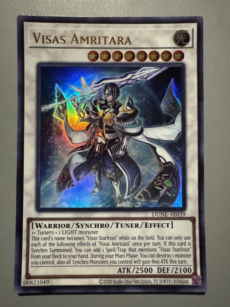 YUGIOH VISAS AMRITARA (SYNCHRO) ASIA ENGLISH EDITION DUNE-AE039