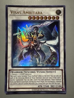 visas cards yugioh YUGIOH VISAS AMRITARA (SYNCHRO) ASIA ENGLISH EDITION DUNE-AE039 ULTRA RARE