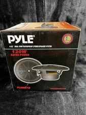 Pyle PLMR67W 6-1/2'' Dual Cone Waterproof Stereo Speaker System NEW IN BOX pair