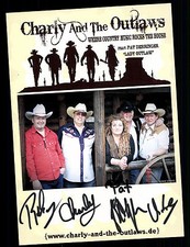 Karta z autografem Charly and the Outlaws oryginał podpisana ## BC G 12945