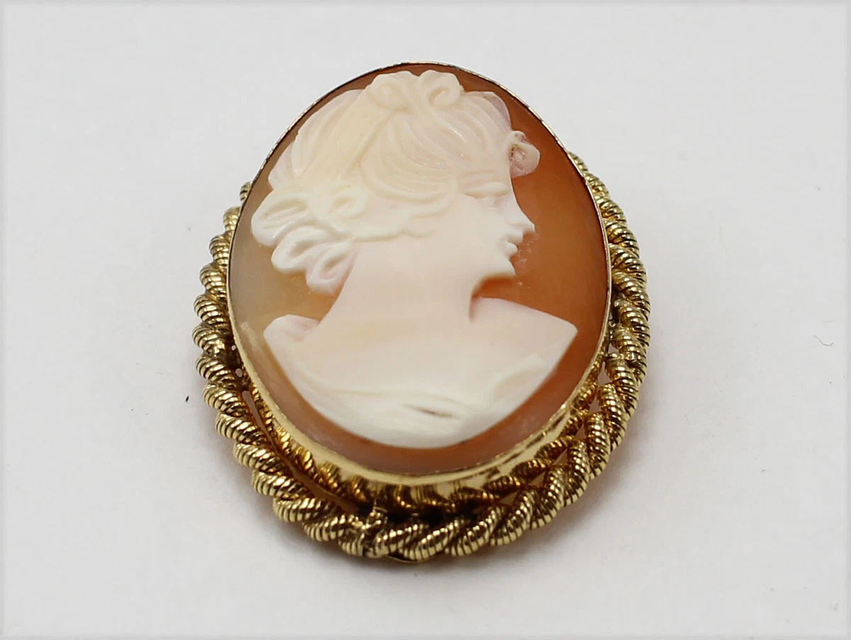 Ebay on sale cameo brooch