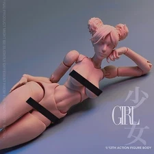 Suntan Romankey X COWL 1/12 Scale Flexible Female Girl Body 6in Action Figures