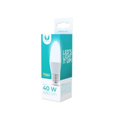Świeca LED Żarówka Żarówka Lampa LED Lampa energooszczędna C35 E27 ciepła biel 6W ~ 40W