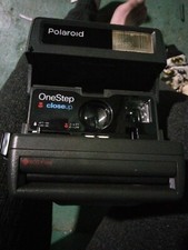 Vintage Polaroid One Step Close Up 636 Instant Film Camera with Strap Very Clean
