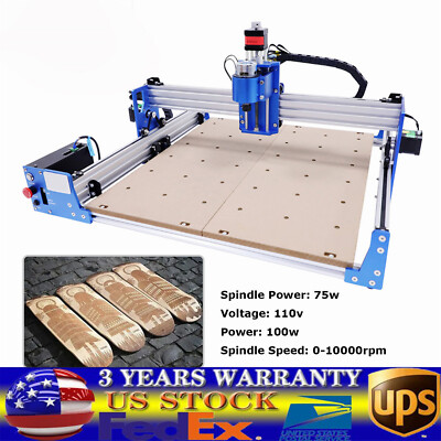 3-Axis 4040 Wood Carving Milling CNC Router Engraver Engraving Cutting Machine!