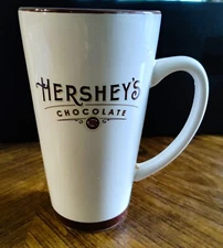 HERSHEY'S CHOCOLATE Ceramic 6"  High 16 oz Hot Chocolate/Coffee Mug by Galerie