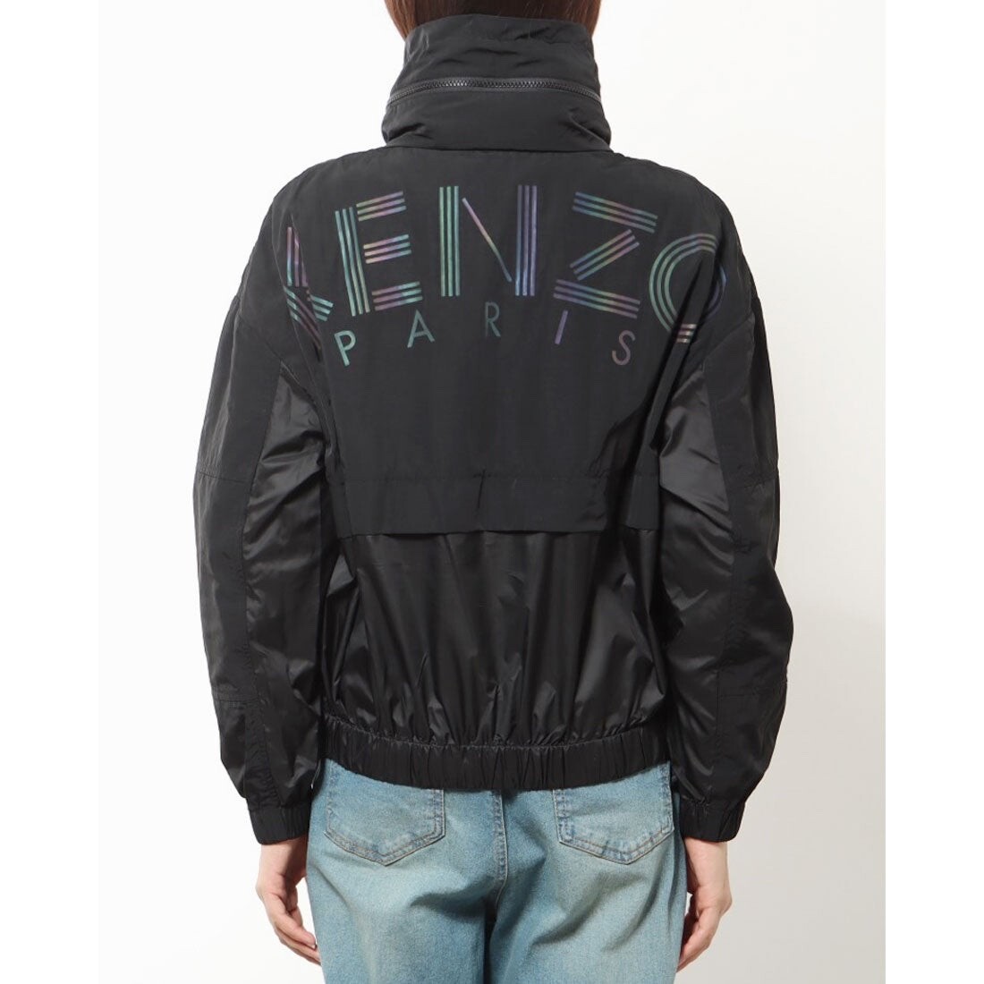 【送料&関税込】Kenzo Packable Windbreaker Kenzo Elevated packable windbreaker jacket | BLACK | SEVENSTORE
