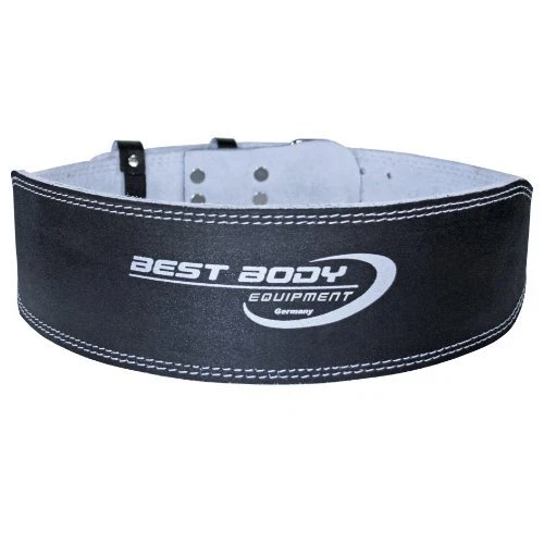 MARKENLOS Best Body Nutrition Leder Gewichthebergürtel Trainings Fitness Gürtel Größe L