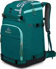 Ski Boot Bag, 55L Waterproof Ski and Snowboard Boots Travel Backpack for Skis, S