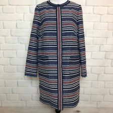 Schneiders Salzburg Blue Striped Miranda Coat Size 8