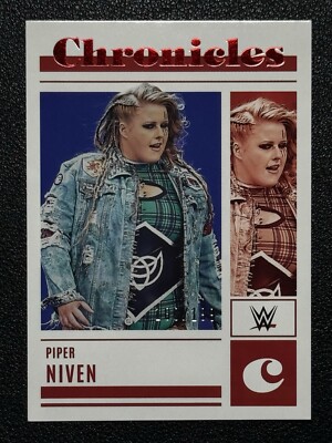 2023 WWE Panini Chronicles Piper Niven #10 Red 180 /199 - RAW