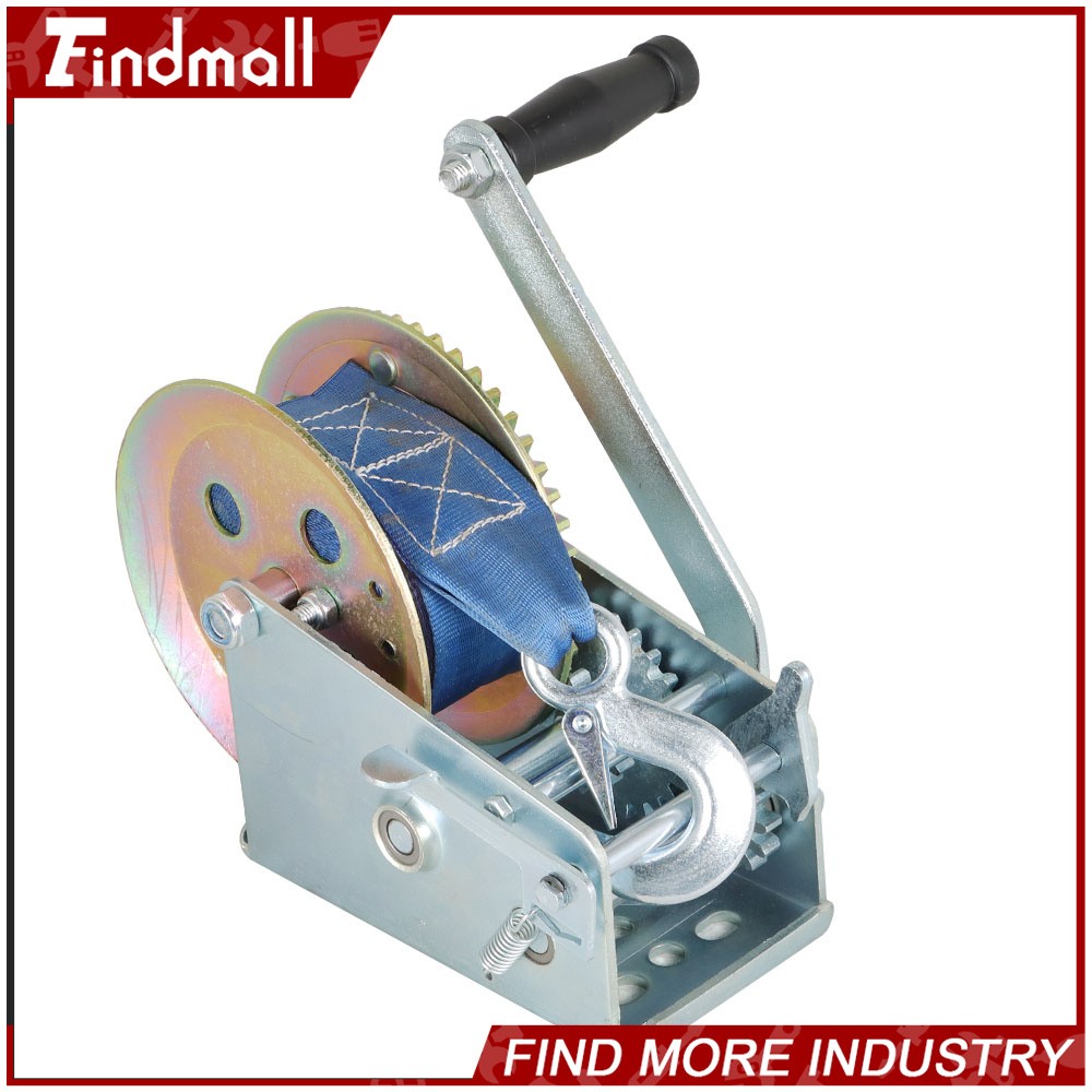 Findmall 3500 lbs Hand Winch & Boat Trailer Crank Winch with 32ft Strap Winch