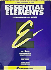 Essential Elements, B Flat Tenor Saxophone, Book 1, Hal Leonard