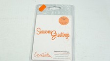 Tonic Studios Rococo Christmas Sentiments Seasons Greetings Craft Die 1405e