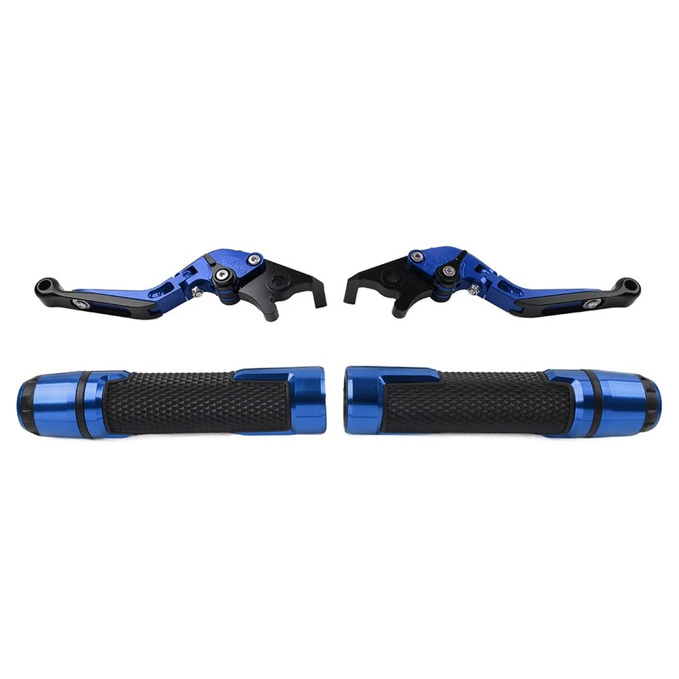 Handlebar grips sets blue aluminum clutch lever brake lever for Honda CBR125R CBR150R - Image 3 of 4