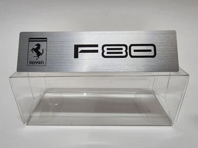 Plaque signalétique métal Ferrari 1/18 pour CMC BBR Hot Wheels Kyosho... - Photo 1/2