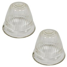 Vw Bug Left Or Right Clear Front Bullet Turn Signal Lens 1955-57 Pair Vw Bug Left Or Right Clear Front Bullet Turn Signal Lens 1955-57 Pair