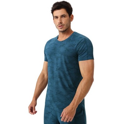 New Fashion Men's Loose Fitting Breathable Clothes Casual Short Sleeved T-shirt