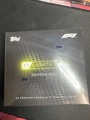 Factory sealed Topps 2021 Formula 1 F1 Lights Out Collectible  