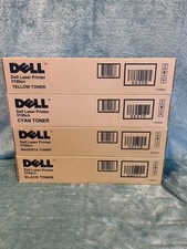 DELL OEM 5100CN Black, Magenta, Cyan, Yellow Toner Set