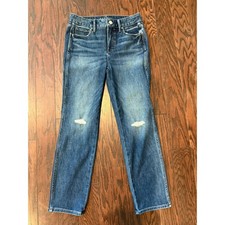 WHBM White House Black Market the sculpt straight crop high rise size 2