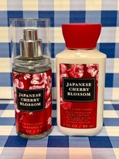 2 Piece Bath  Body Works Japanese Cherry Blossom Mist Body Lotion Travel Set