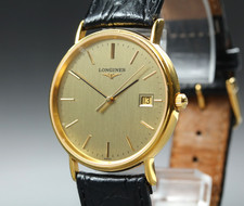 Reloj Longines L4.720.2 Vintage [N COMO NUEVO] Oro Gran Clásico Oro Fecha Hombre JAPÓN