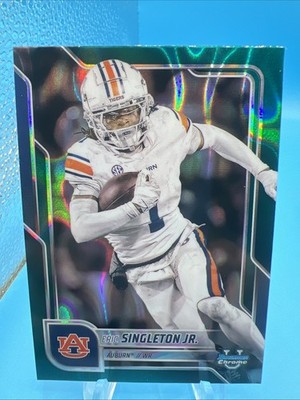 2025 Bowman U Chrome #186 Eric Singleton Jr. Teal Lava Refractor