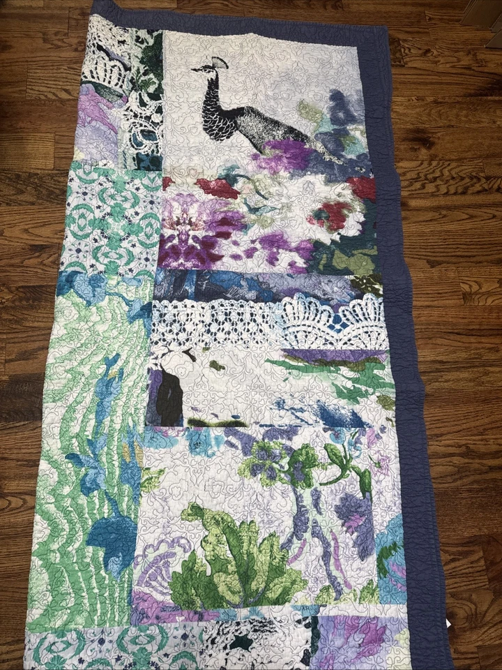 Edredón de ropa de cama Tracy Porter Poetic Wanderlust y sham estándar doble patchwork boho Foto 3 de 4