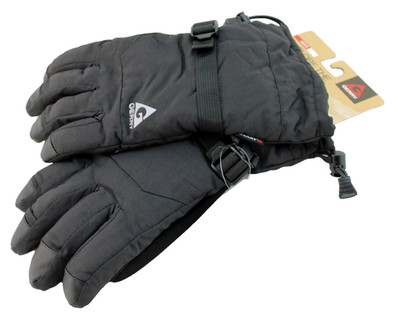 GERRY Cold Weather Men's Large / XL Black Gauntlet Drawstring Warmest Ski Gloves