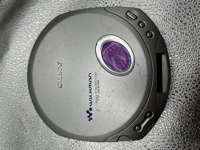 Vintage Sony CD Walkman D-E350 ESP Max CD-R/RW Silver Parts/Repair