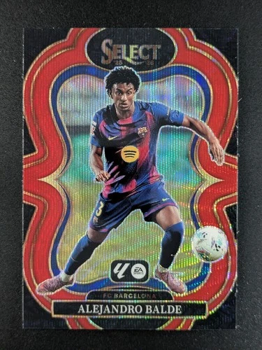 2025-26 Panini Select ALEJANDRO BALDE 48/59 Red Wave Prizm Mezzanine #105