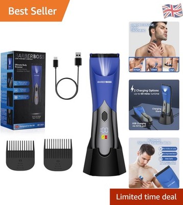 Sanfter wiederaufladbarer elektrischer Körperrasierer für Männer - wasserdichtes & ergonomisches Design