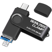 Clé USB 3.0 De 128 Go Mémoire Stick 3 En 1 Pour Téléphones Android