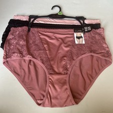 New Prima Valentina Women's Size 3X Brief 3-Pair Underwear Panties