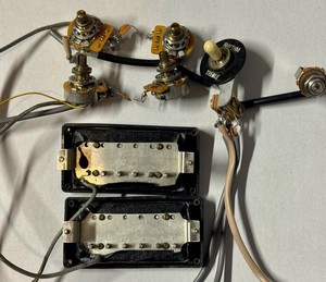 Gibson 1980 Humbuckers (2) Electronic Control Pots Harness