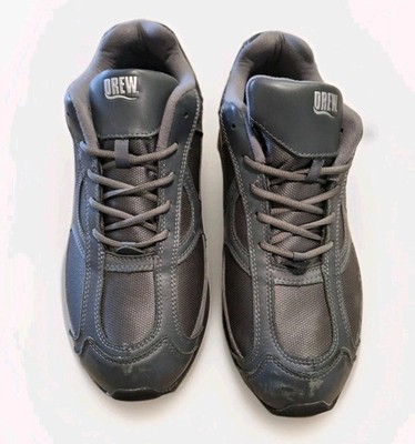 Drew Surge Men's Athletic Shoes Gray Leather Upper Cushioned 40760-43 Size 12 W